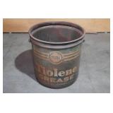 Antique Tiolene Grease Bucket