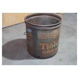 Antique Tiolene Grease Bucket
