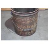 Antique Tiolene Grease Bucket