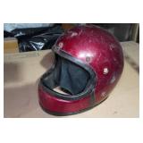 Vintage Red Sparkle Helmet