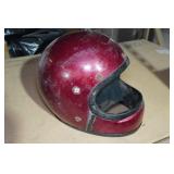 Vintage Red Sparkle Helmet