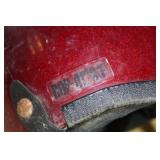 Vintage Red Sparkle Helmet