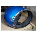 Vintage Blue Helmet with Shield