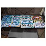 Assorted License Plates Assorted License Plates