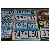 Assorted License Plates Assorted License Plates