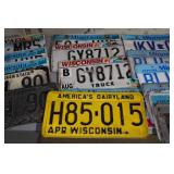 Assorted License Plates Assorted License Plates