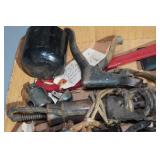 Body Repair Solder Irons, Antique Wrench, Oil Can Spout Body Repair Solder Irons, Antique Wrench, Oil Can Spout