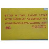 1961 Ford NORS Tail Light Lenses 1961 Ford NORS Tail Light Lenses