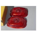 NORS Tail Light Lenses - 1937-38 Chevy Car, 1941-53 Chevy Truck NORS Tail Light Lenses - 1937-38 Chevy Car, 1941-53 Chevy Truck