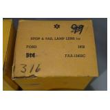 1952 Ford NORS Tail Light Lenses 1952 Ford NORS Tail Light Lenses