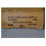 1960 Pontiac NORS Tail Light Lenses 1960 Pontiac NORS Tail Light Lenses