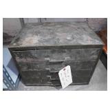 Tune Up Cabinet with Misc 1930 Tune Up Cabinet with Misc 1930