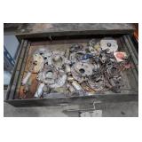 Tune Up Cabinet with Misc 1930 Tune Up Cabinet with Misc 1930