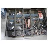 Tune Up Cabinet with Misc 1930 Tune Up Cabinet with Misc 1930