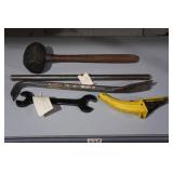 Tools and Oil Can Spout Tools and Oil Can Spout
