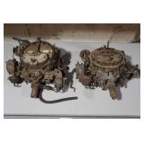 2 Rochester Quadrajet Four Barrel Carburetors 2 Rochester Quadrajet Four Barrel Carburetors