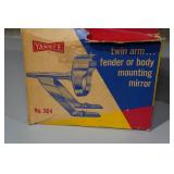 Yankee Twin Arm Body or Fender Mount Mirror Yankee Twin Arm Body or Fender Mount Mirror