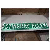 Stingray Alley Street Sign Stingray Alley Street Sign