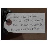 NOS Holley 477-1 Carburetor - Mack Truck