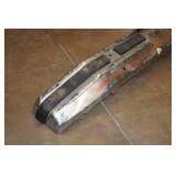 Chrome Bumper with Rubber Inserts