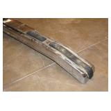 Chrome Bumper with Rubber Inserts