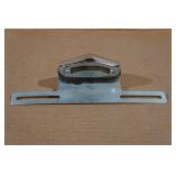 Chrome License Plate Mount with Light