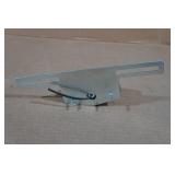 Chrome License Plate Mount with Light