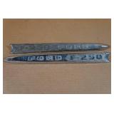 Ford F-250 Truck Fender Emblems