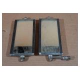 Chrome Rear View Mirror Set