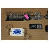 Assorted Vintage Dealer Badges