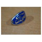1935-36 Ford Enamel Filled Grille Badge
