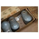 Vintage Ivano Tirelox Universal Lock Set in Box with Key