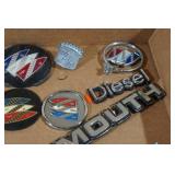 Assorted GM Emblems - Cadillac, Camaro