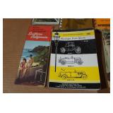 Vintage Maps and Automotive Books