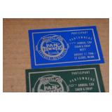 Vintage Car Show Awards and Buttons - Back to the 50