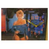 Vintage Snap-On Girl Wall Clock