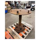 Wood Spoke Wheel Assembly Table