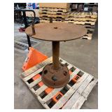 Wood Spoke Wheel Assembly Table