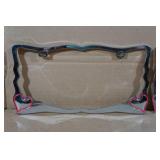 Chrome License Plate Frames - Hearts Chrome License Plate Frames - Hearts