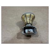 Antique Fluted Bakelite Knob with Chrome Mount