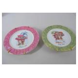 Pair of Limoges Decorative Portrait Plates, RSM Italy