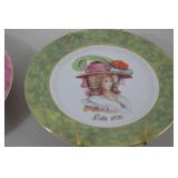 Pair of Limoges Decorative Portrait Plates, RSM Italy