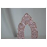 Fenton Art Glass Pink Perfume Bottle with Stopper