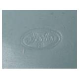 Fenton aqua blue hobnail glass bowl, 8.5 in diameter