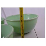 Anchor Hocking Fire-King Jadeite Mixing Bowl Set (3pc, 2000)
