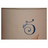 Red Wing 5 Gallon Stoneware Crock with Wing Mark