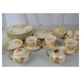 Strawberry Pattern Ceramic Dinnerware Set - Plates, Cups, Bowls & More