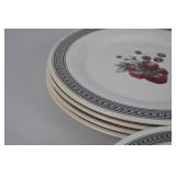 Pfaltzgraff Farmers Market Strawberry Plates and Bowls - Set of 12