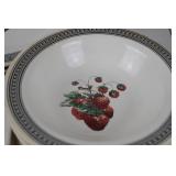 Pfaltzgraff Farmers Market Strawberry Plates and Bowls - Set of 12