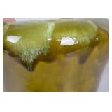 Vintage Green Leaf Ceramic Tureen Set with Ladle and Underplate